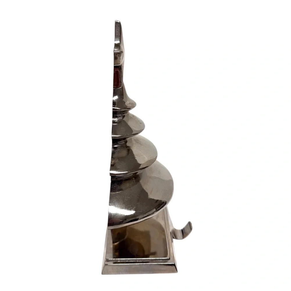 Silver Christmas Tree Stocking Holder
